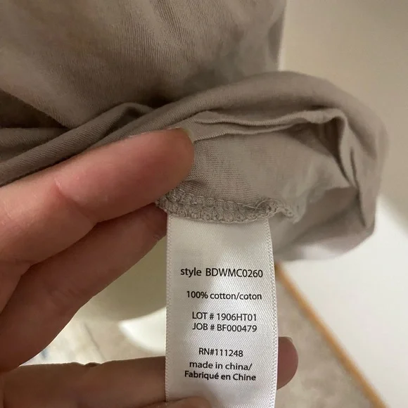 Barefoot Dreams Malibu Collection Scoop Neck Tunic Soft Cream Short Sleeve Tee - Picture 7 of 7